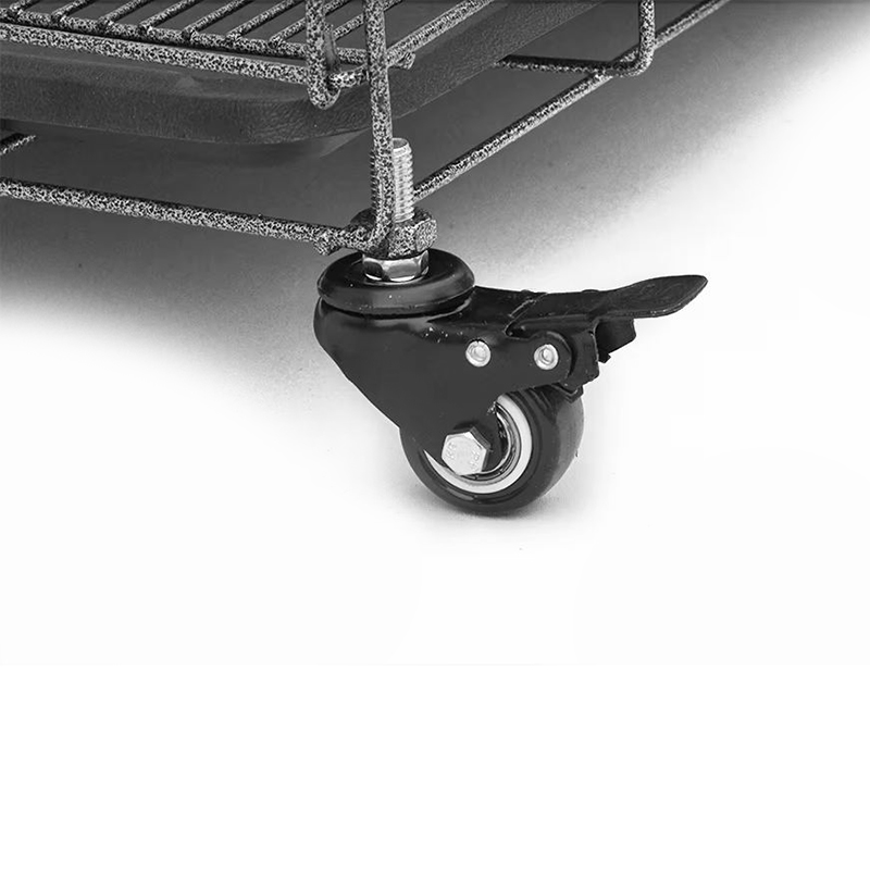 2/3/4-stupňová veľká vnútorná drôtová kovová klietka s kolesami 2/3/4-stupňová veľká vnútorná drôtová kovová klietka s kolesami