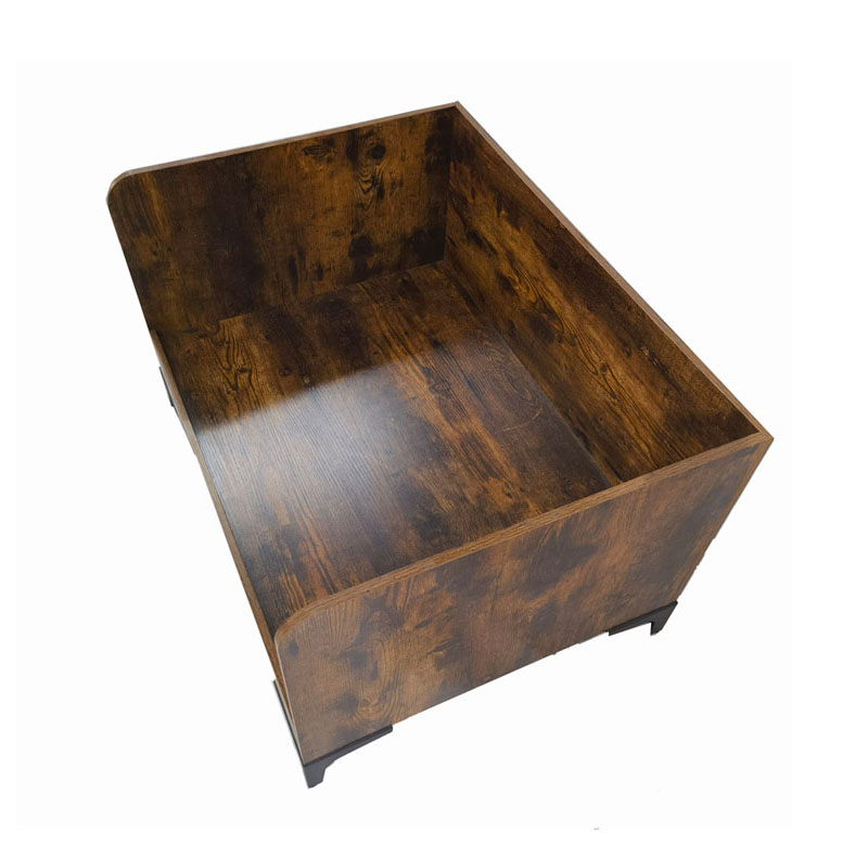 Moderné vnútorné drevené psie posteľ s rámom s rámom Moderné vnútorné drevené psie posteľ s rámom s rámom