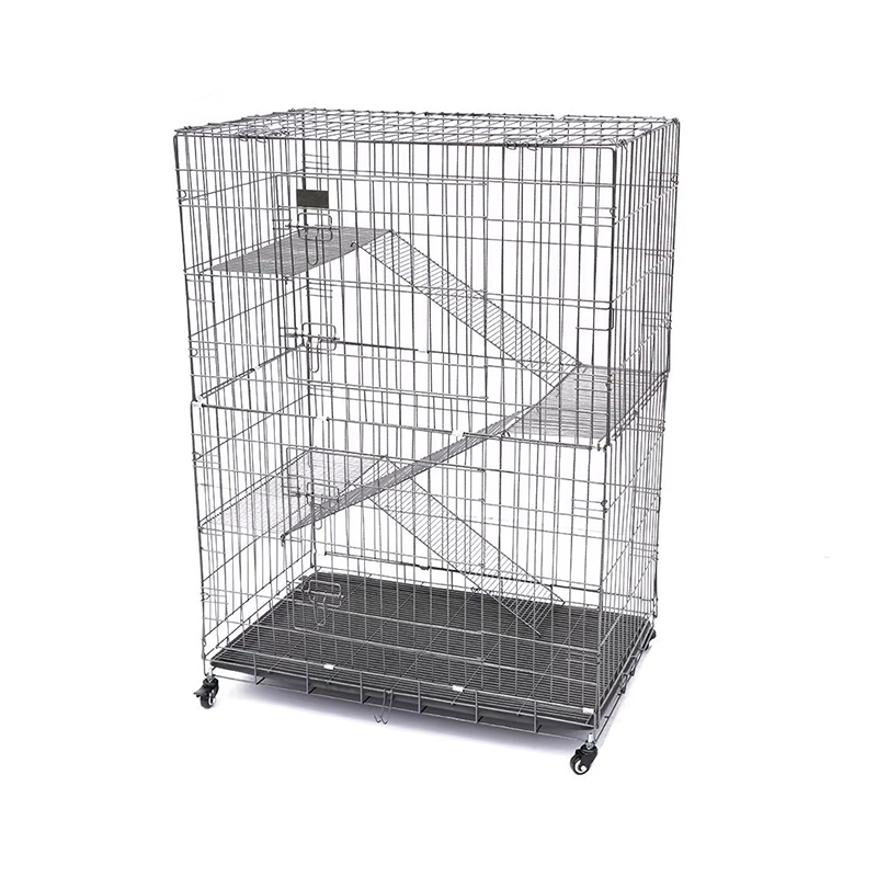 2/3/4-stupňová veľká vnútorná drôtová kovová klietka s kolesami 2/3/4-stupňová veľká vnútorná drôtová kovová klietka s kolesami