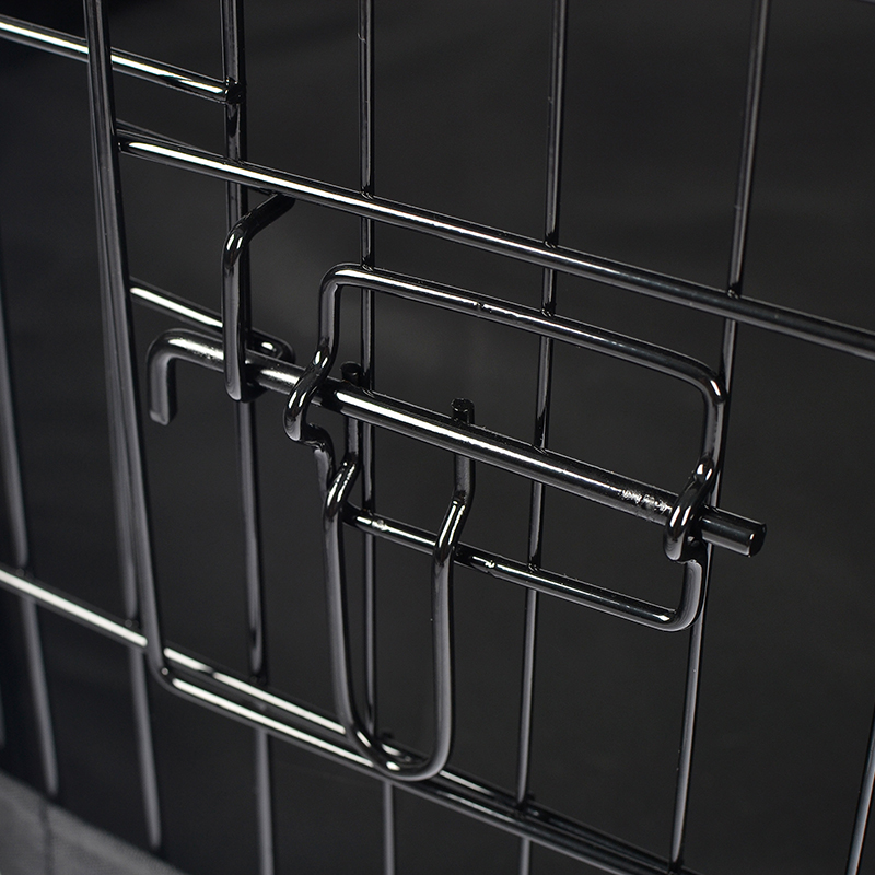 8-panelový skladací drôtový kovový psia Pespen s horným krytom a spodnou podložkou 8-panelový skladací drôtový kovový psia Pespen s horným krytom a spodnou podložkou