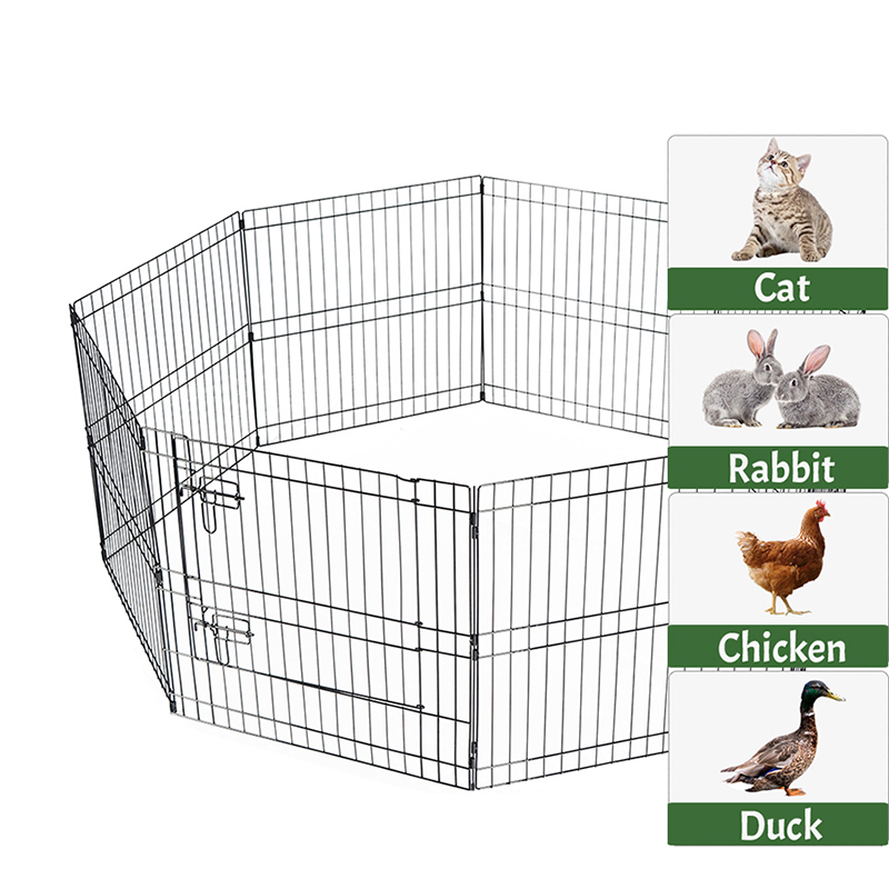 8-panelový skladací drôtový kovový psia Pespen s horným krytom a spodnou podložkou 8-panelový skladací drôtový kovový psia Pespen s horným krytom a spodnou podložkou