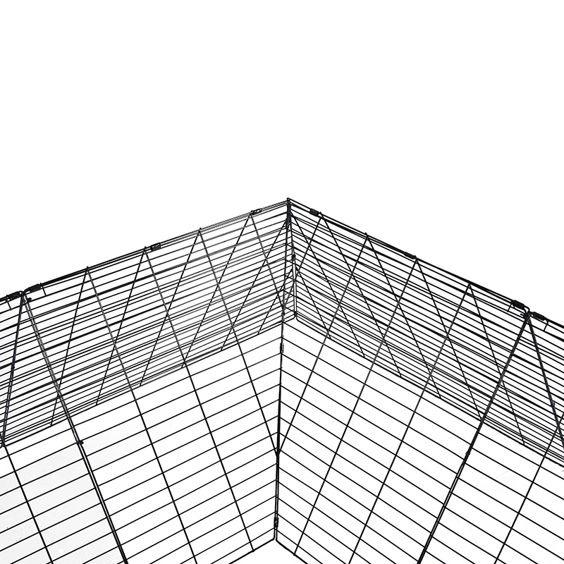 Vonkajší beh s veľkým kačicovým kuracím mäsom Cage na dvore Vonkajší beh s veľkým kačicovým kuracím mäsom Cage na dvore