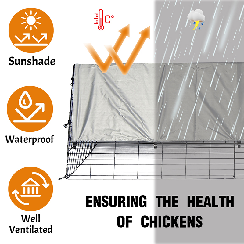 Vonkajší beh s veľkým kačicovým kuracím mäsom Cage na dvore Vonkajší beh s veľkým kačicovým kuracím mäsom Cage na dvore