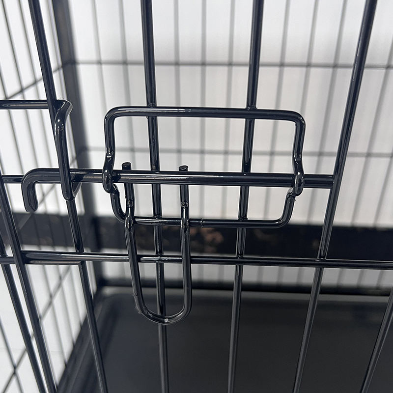 Veľká drevená nábytok pre psie klietky s odnímateľným podnosom Veľká drevená nábytok pre psie klietky s odnímateľným podnosom