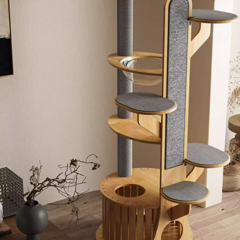 Kaktusový tvar dreva lezenia Rám s masívnou mačkou s vesmírnou kapsulou Kaktusový tvar dreva lezenia Rám s masívnou mačkou s vesmírnou kapsulou