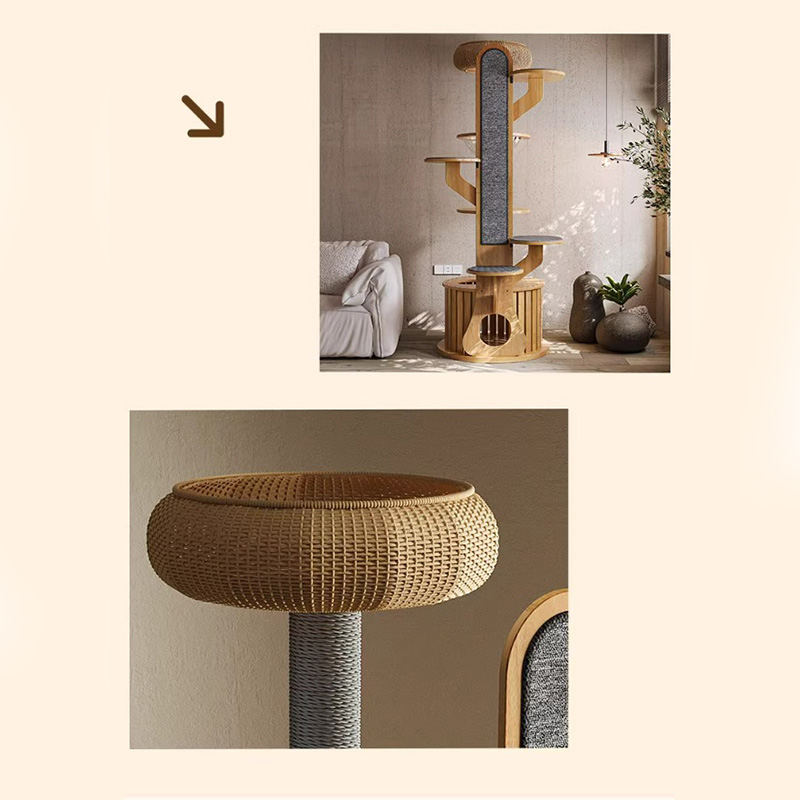 Kaktusový tvar dreva lezenia Rám s masívnou mačkou s vesmírnou kapsulou Kaktusový tvar dreva lezenia Rám s masívnou mačkou s vesmírnou kapsulou