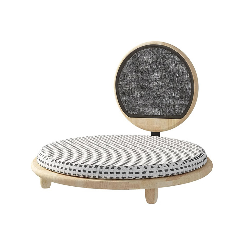 Masívne drevo útulné mačacie hniezdo s škrabancou doskou