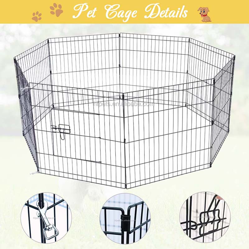 8 panelov kovové domáce zvieratá plot zloží drôt psa 8 panelov kovové domáce zvieratá plot zloží drôt psa