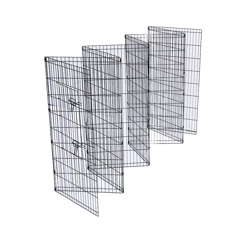 8 panelov skladací drôtový kovový ps 8 panelov skladací drôtový kovový ps