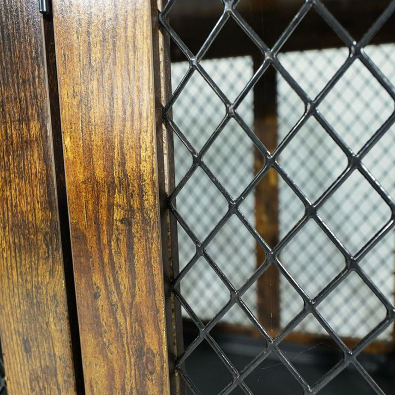 Vnútorný nábytok v štýle dreveného kovu veľké psie klietky Vnútorný nábytok v štýle dreveného kovu veľké psie klietky