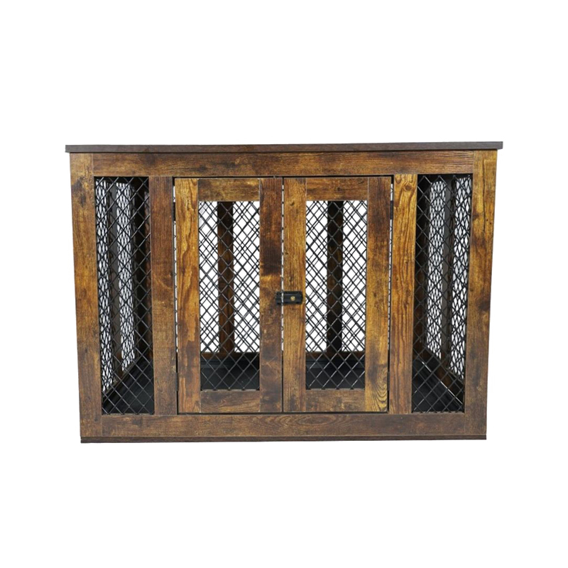 Vnútorný nábytok v štýle dreveného kovu veľké psie klietky