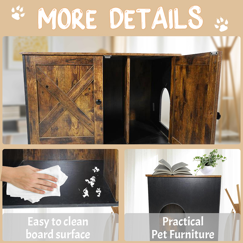 Klietok s vnútorným nábytkom klietky s kabinetom deliaceho podstielky Klietok s vnútorným nábytkom klietky s kabinetom deliaceho podstielky