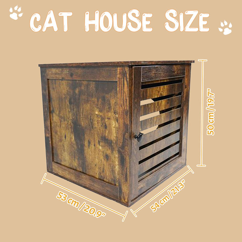 Vnútorný bočný stolík Nábytok Cats Cage Cat Litter Skinet Vnútorný bočný stolík Nábytok Cats Cage Cat Litter Skinet